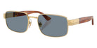 Persol® PO1022S Sunglasses PO1022S 113256 58 - Gold Light Blue
