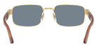 Persol® PO1022S Sunglasses PO1022S 113256 58 - Gold Light Blue