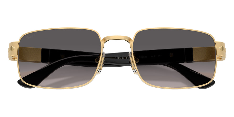 Persol® PO1022S Sunglasses PO1022S 515/M3 58 - Gold Polar Gradient Grey