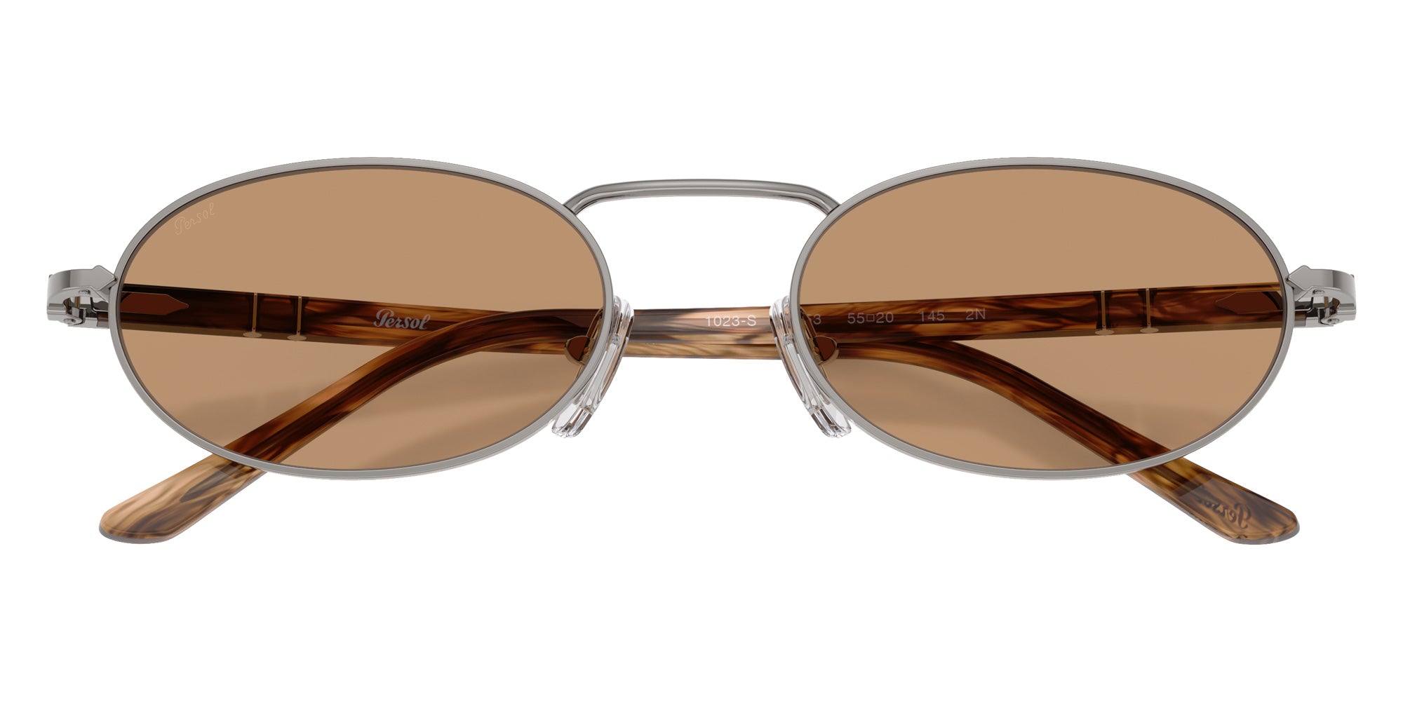 Persol® PO1023S Sunglasses PO1023S 513/53 55 - Gunmetal Brown