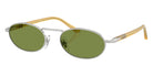 Persol® PO1023S Sunglasses PO1023S 518/4E 55 - Silver Green