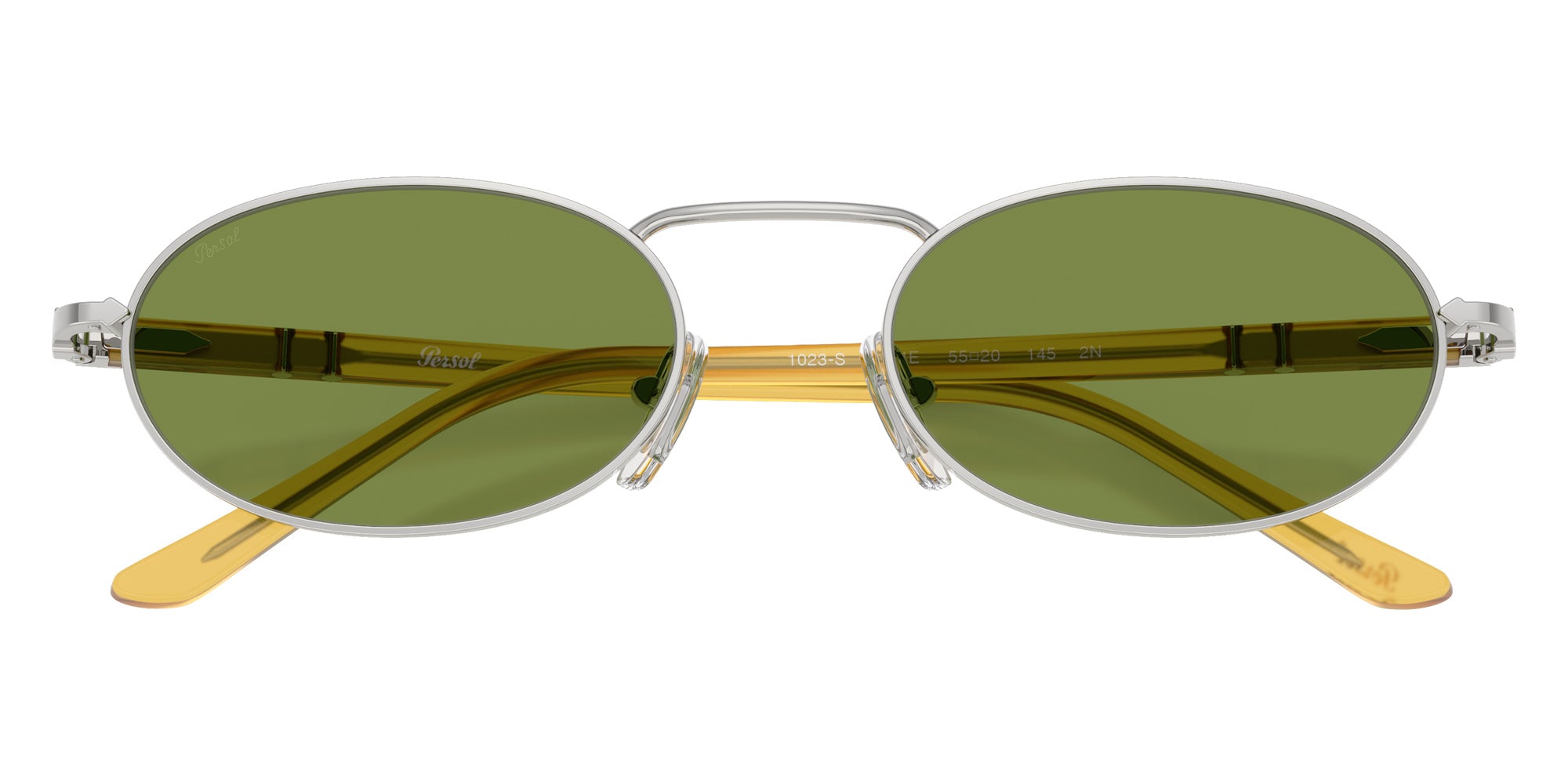 Persol® PO1023S Sunglasses PO1023S 518/4E 55 - Silver Green