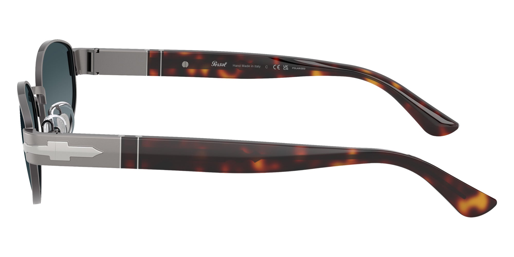 Persol® PO1024S Sunglasses PO1024S 513/S3 56 - Gunmetal Polar Gradient Blue
