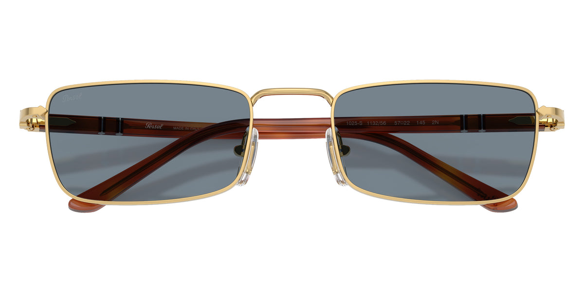 Persol® PO1025S Sunglasses PO1025S 113256 57 - Gold Blue