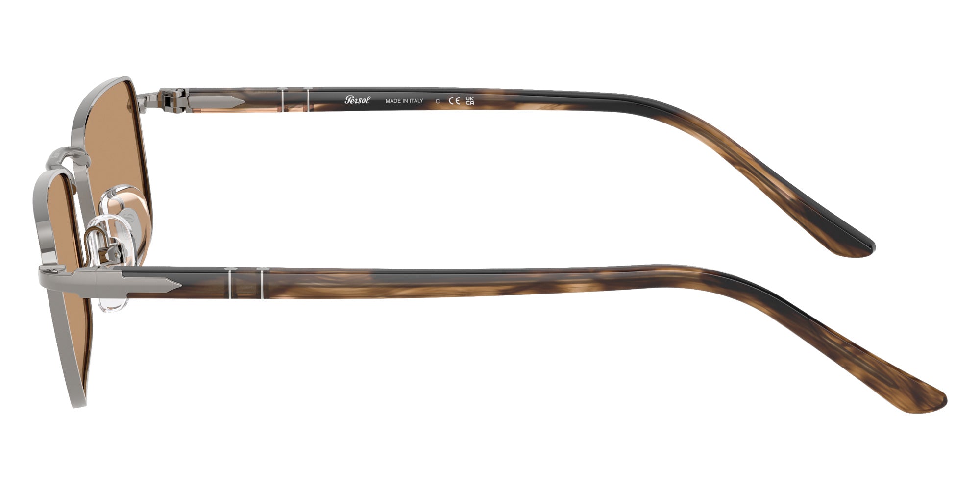 Persol® PO1025S Sunglasses PO1025S 513/53 57 - Gunmetal Brown
