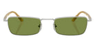 Persol® PO1025S Sunglasses PO1025S 518/4E 57 - Silver Green