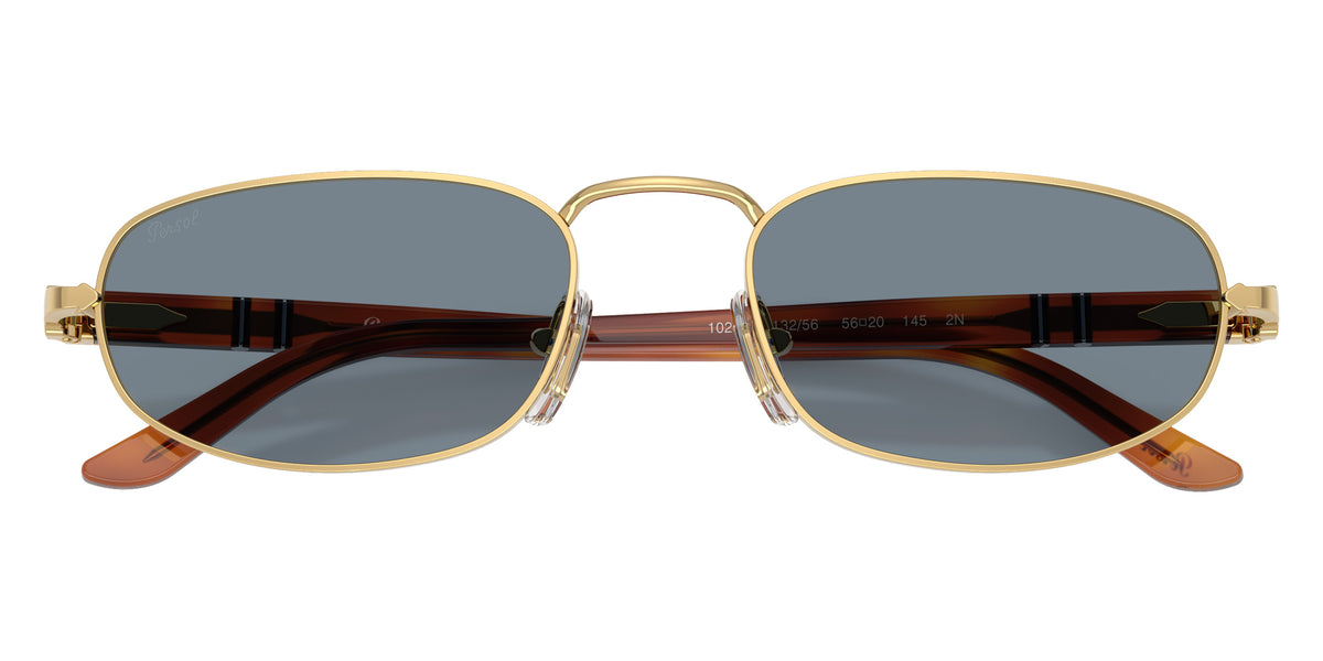 Persol® PO1028S Sunglasses PO1028S 113256 56 - Gold Light Blue