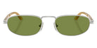 Persol® PO1028S Sunglasses PO1028S 518/4E 56 - Silver Green