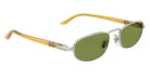 Persol® PO1028S Sunglasses PO1028S 518/4E 56 - Silver Green