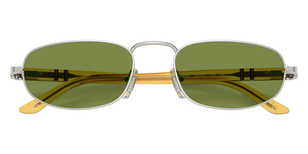 Persol® PO1028S Sunglasses PO1028S 518/4E 56 - Silver Green