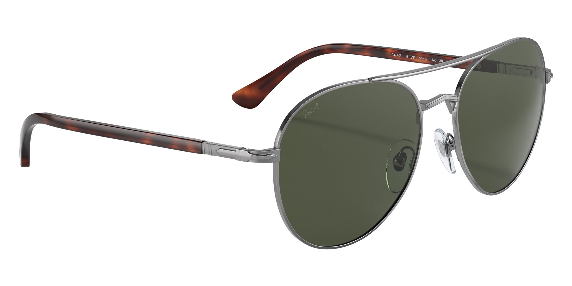 Persol® PO2477S Sunglasses PO2477S 513/31 57 - Gunmetal Green
