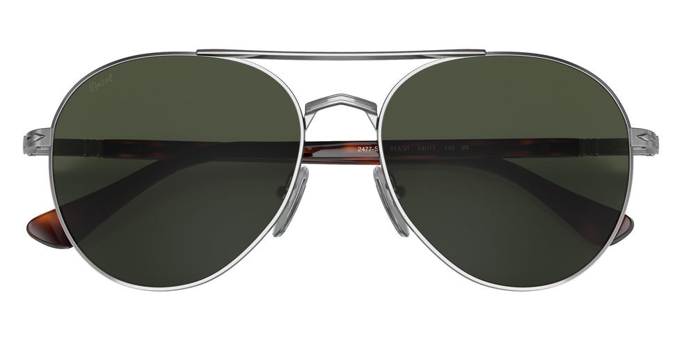 Persol® PO2477S Sunglasses PO2477S 513/31 57 - Gunmetal Green