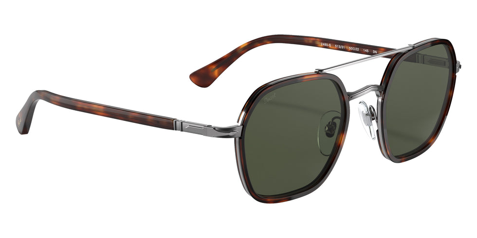 Persol® PO2480S Sunglasses PO2480S 513/31 50 - Havana Green