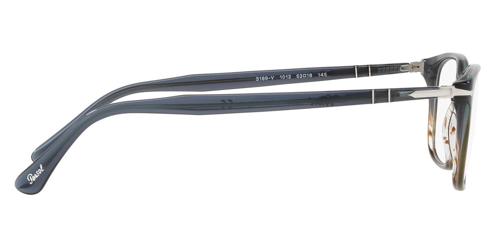 Persol® PO3189V PS PO3189V 1012 55 - 1012 Grey striped green gradient Eyeglasses