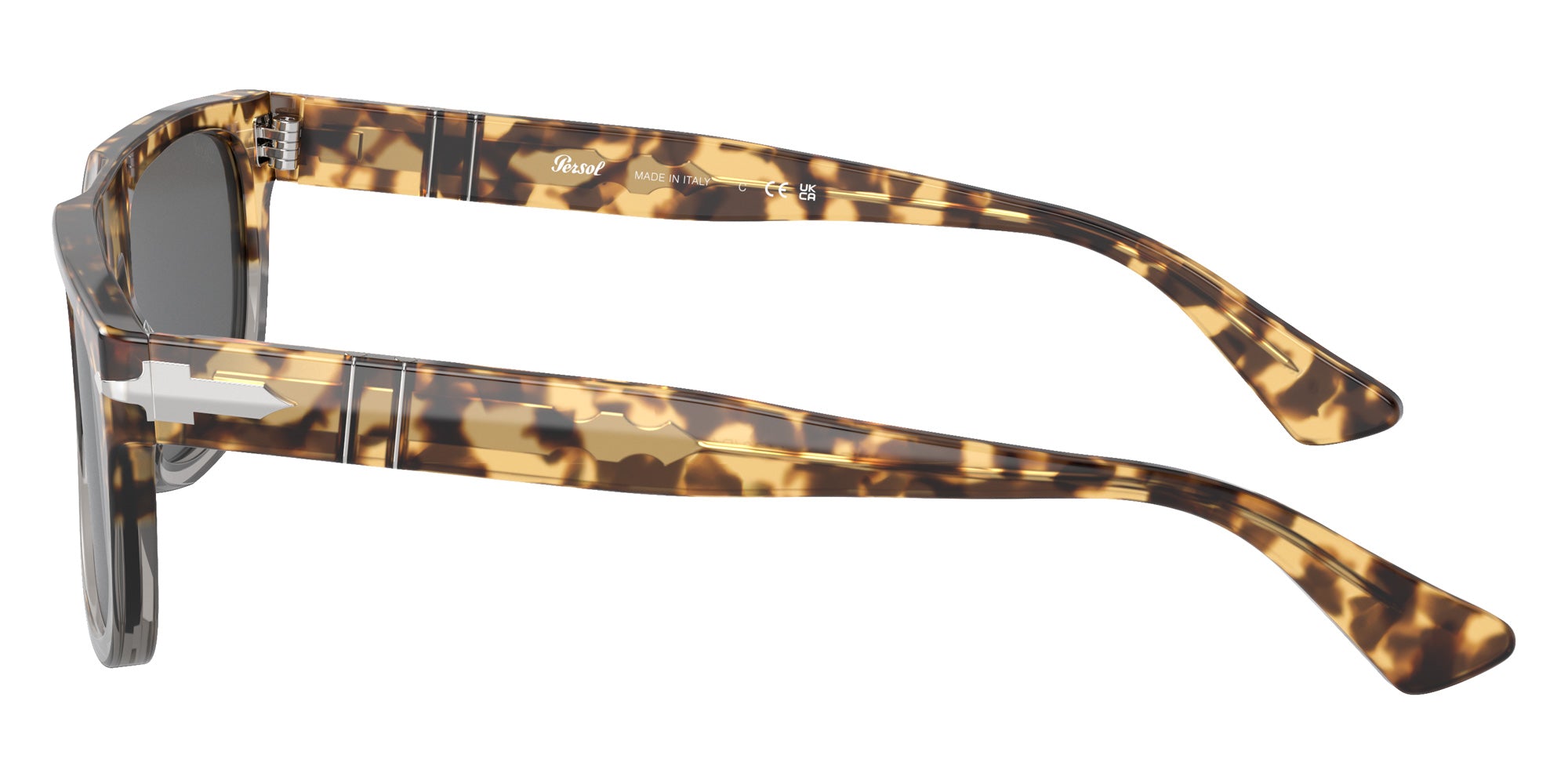 Persol® PO3271S Sunglasses PO3271S 1130B1 55 - Brown Tortoise Cut Nettranspar