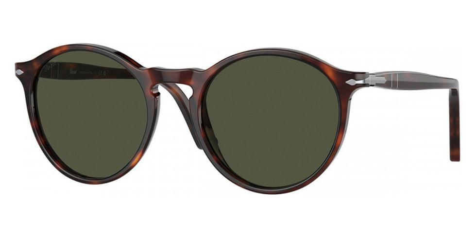 Persol® PO3285S PS PO3285S 24/31 52 - 24/31 Havana / Green Sunglasses