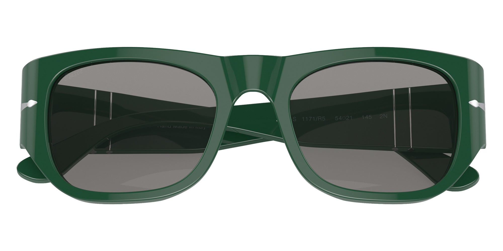Persol® PO3308S Sunglasses PO3308S 1171R5 54 - Green Grey