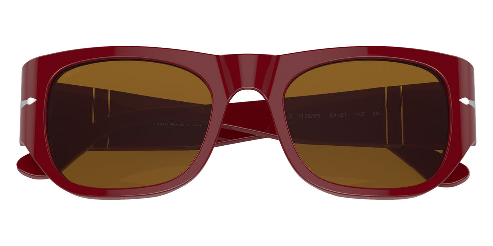 Persol® PO3308S Sunglasses PO3308S 117233 54 - Bordeaux Brown