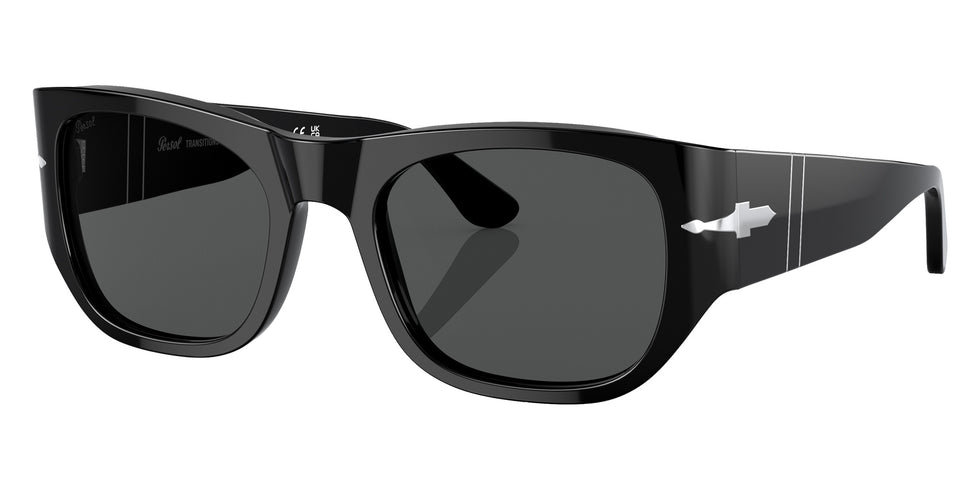 Persol® PO3308S Sunglasses PO3308S 95/GH 51 - Black Transitions 8 Grey