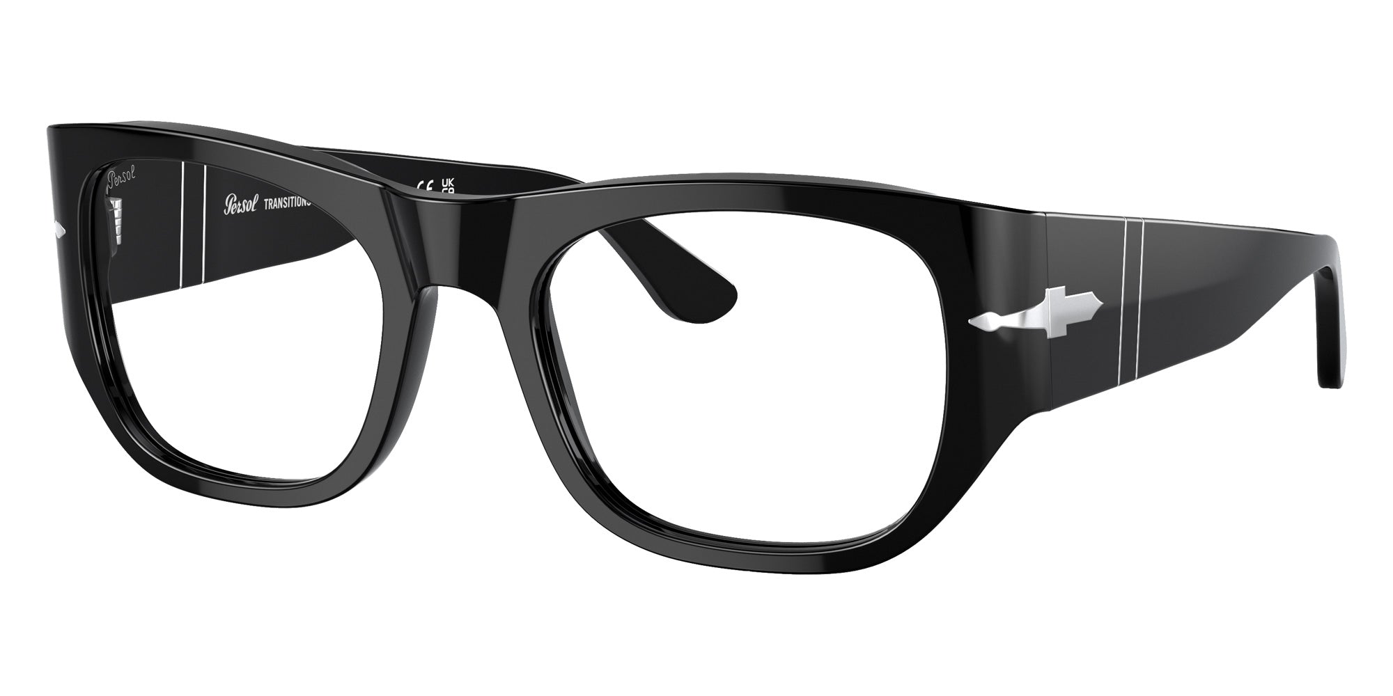 Persol® PO3308S Sunglasses PO3308S 95/GH 51 - Black Transitions 8 Grey