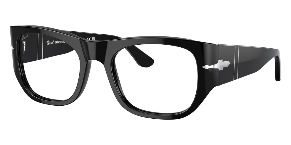 Persol® PO3308S Sunglasses PO3308S 95/GH 51 - Black Transitions 8 Grey