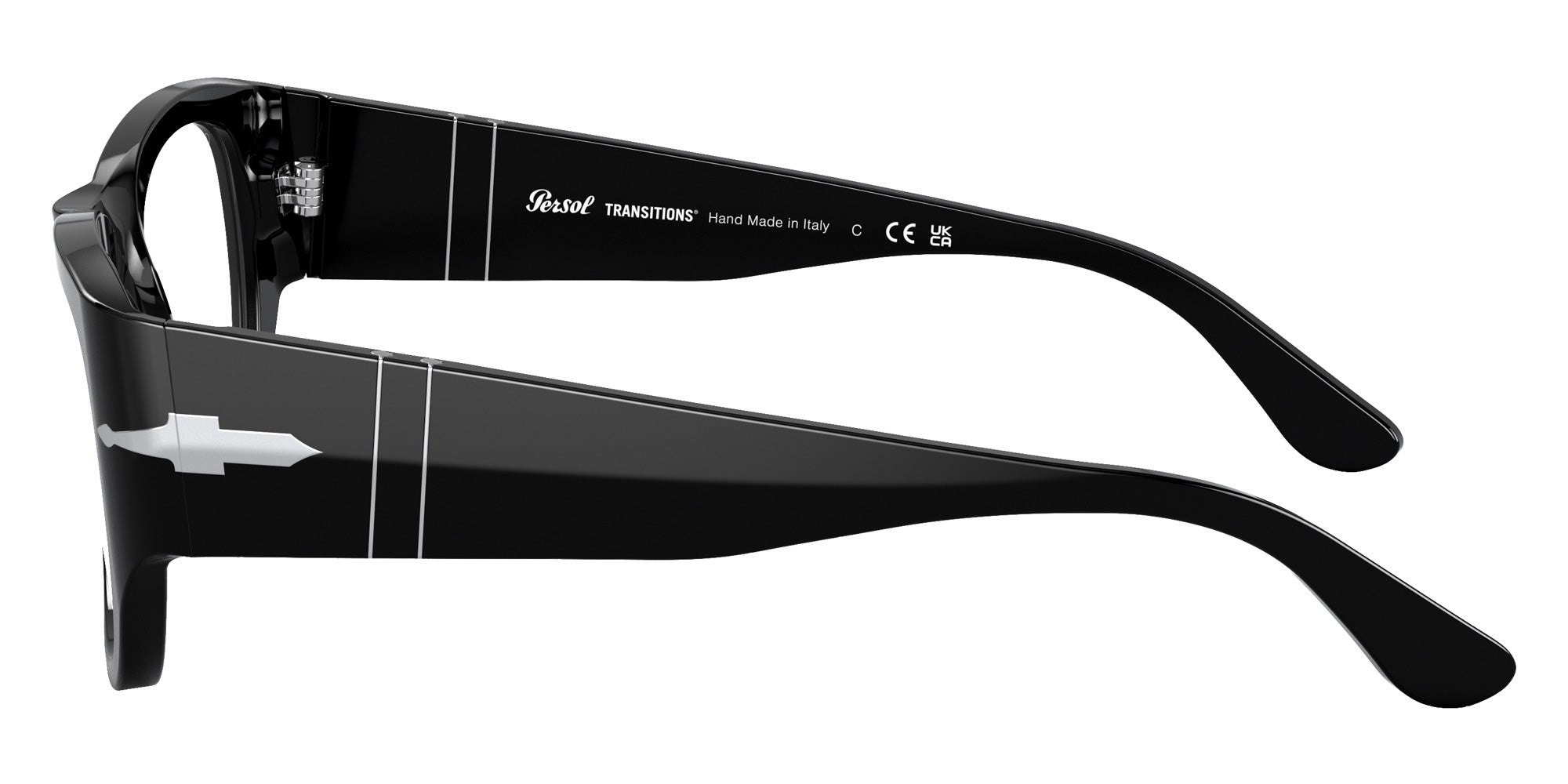 Persol® PO3308S Sunglasses PO3308S 95/GH 51 - Black Transitions 8 Grey