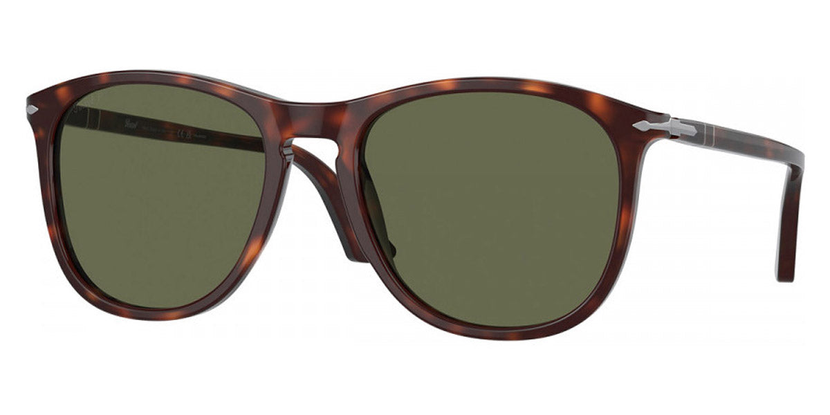 Persol® PO3314S PS PO3314S 24/58 57 - 24/58 Havana / Polarized green Sunglasses