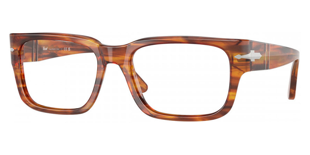 Persol® PO3315V PS PO3315V 1157 55 - 1157 Striped brown Eyeglasses