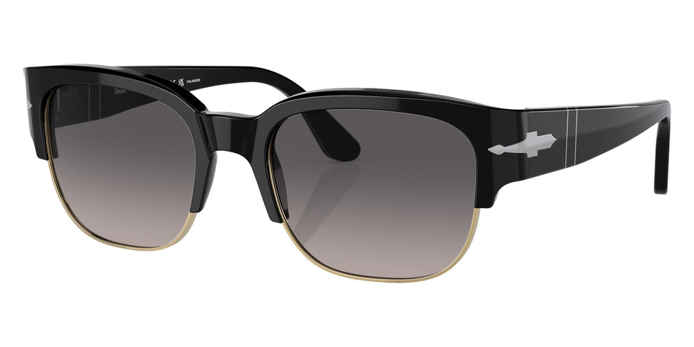 Persol® PO3319S Sunglasses PO3319S 95/M3 55 - Tom Black Grey Gradient Dar Gr