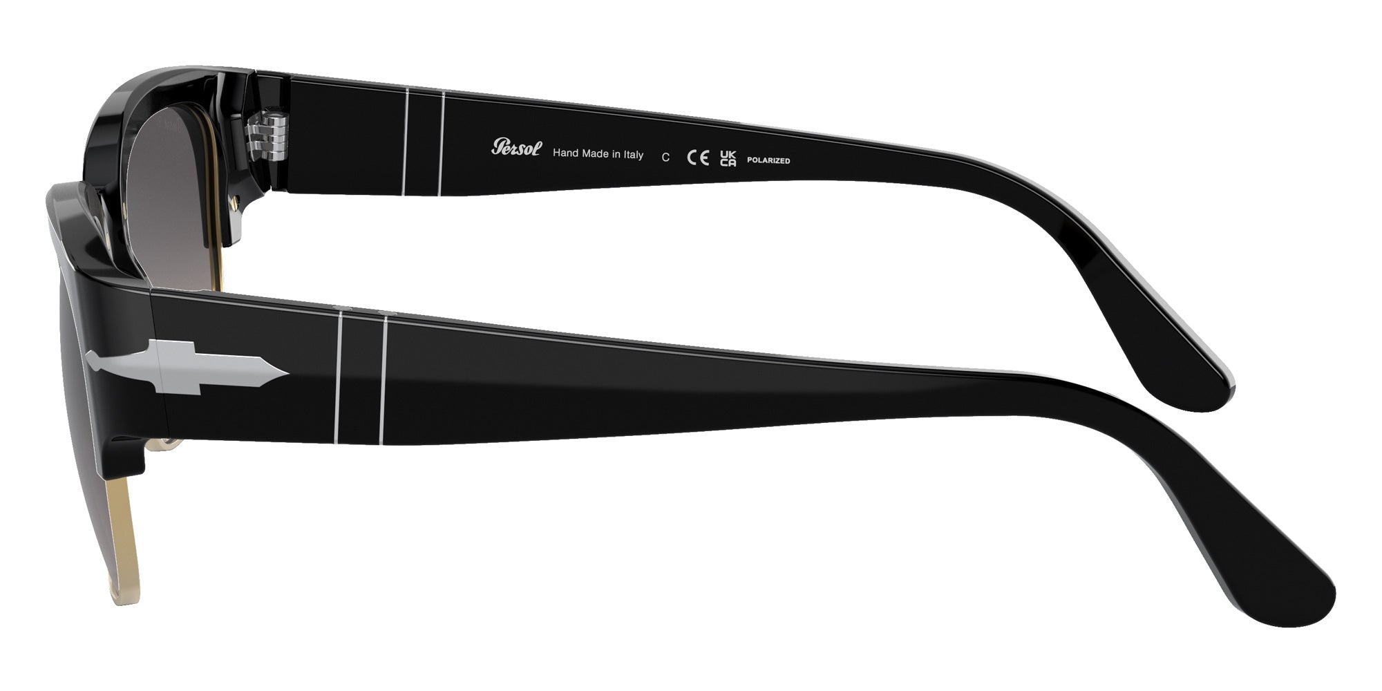 Persol® PO3319S Sunglasses PO3319S 95/M3 55 - Tom Black Grey Gradient Dar Gr