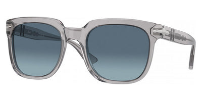 Persol® PO3323S PS PO3323S 309/Q8 56 - 309/Q8 Transparent grey / Azure gradient blue Sunglasses