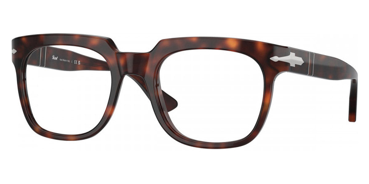 Persol® PO3325V PS PO3325V 24 52 - 24 Havana / Clear Eyeglasses