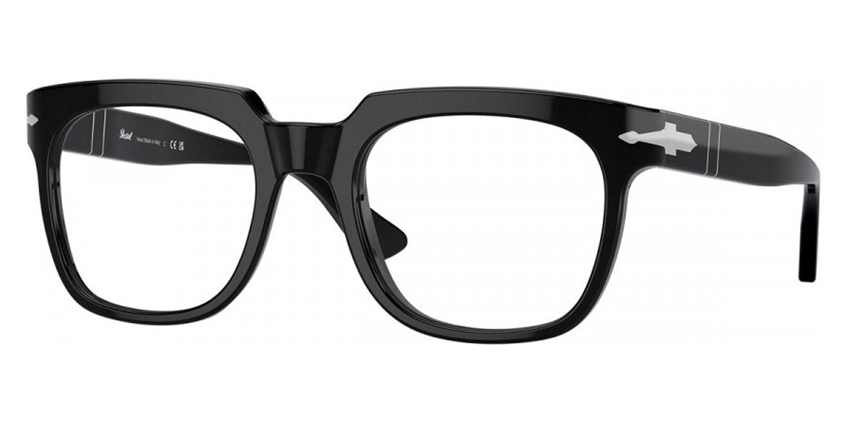 Persol® PO3325V PS PO3325V 95 52 - 95 Black / Clear Eyeglasses