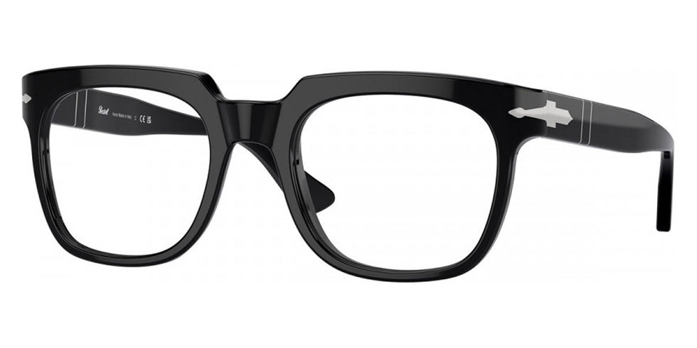 Persol® PO3325V PS PO3325V 95 52 - 95 Black / Clear Eyeglasses