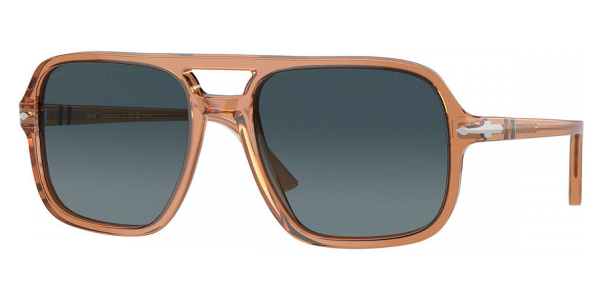 Persol® PO3328S PS PO3328S 1213S3 58 - 1213S3 Transparent brown / Light blue gradient dark blue polar Sunglasses
