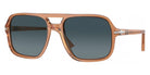 Persol® PO3328S PS PO3328S 1213S3 58 - 1213S3 Transparent brown / Light blue gradient dark blue polar Sunglasses