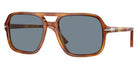 Persol® PO3328S PS PO3328S 96/56 58 - 96/56 Terra di siena / Light blue Sunglasses