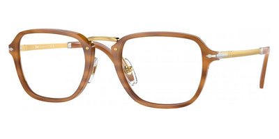 Persol® PO3331V PS PO3331V 960 52 - 960 Striped brown Eyeglasses