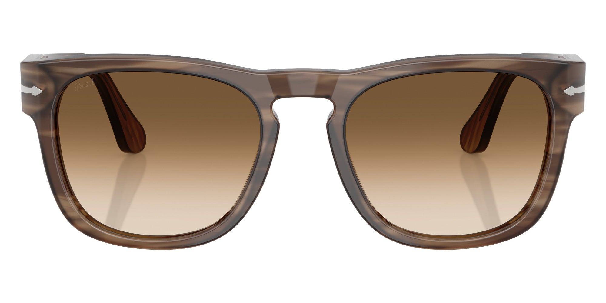 Persol® PO3333S Sunglasses PO3333S 120851 54 - Elio Striped Brown Gradient Br