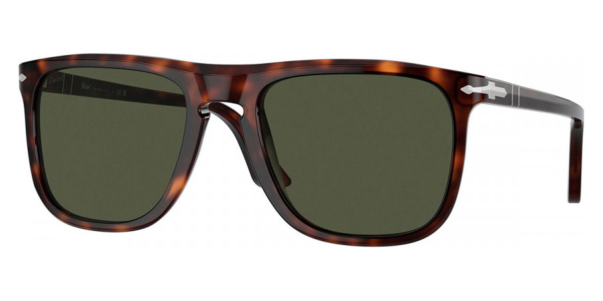 Persol® PO3336S PS PO3336S 24/31 57 - 24/31 Havana / Green Sunglasses
