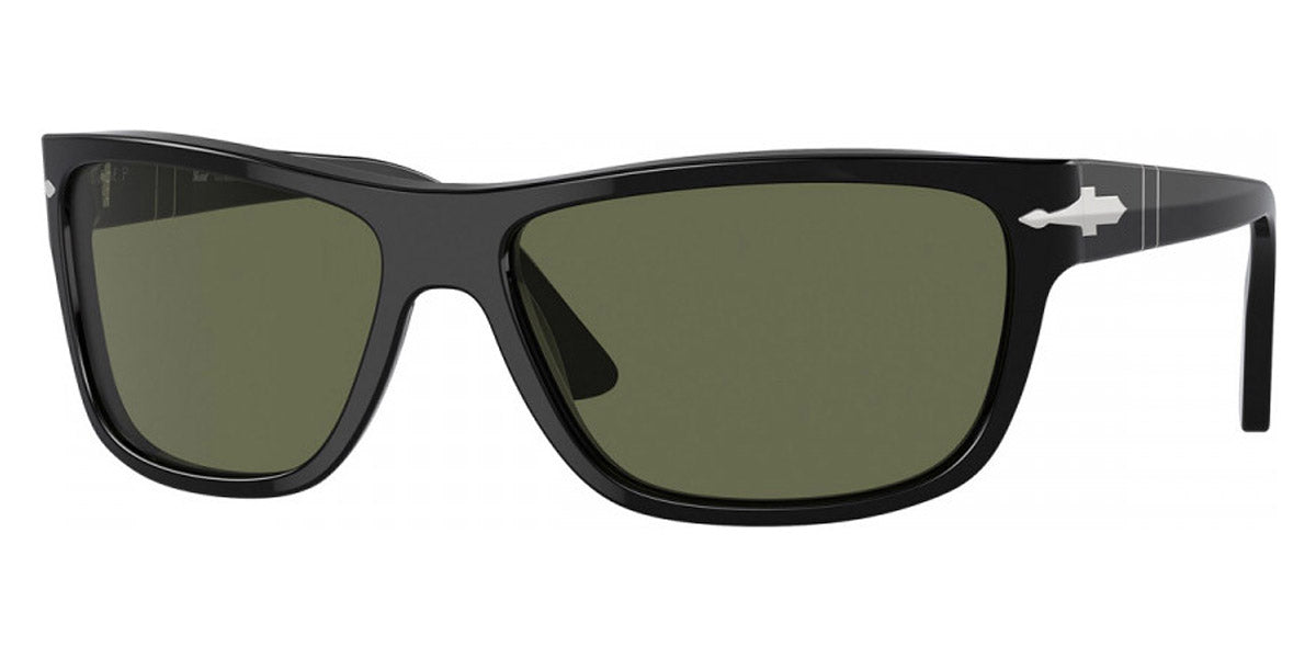 Persol® PO3342S PS PO3342S 95/58 63 - 95/58 Black / Polar green Sunglasses