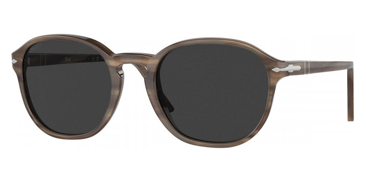 Persol® PO3343S PS PO3343S 120848 55 - 120848 Striped brown Eyeglasses