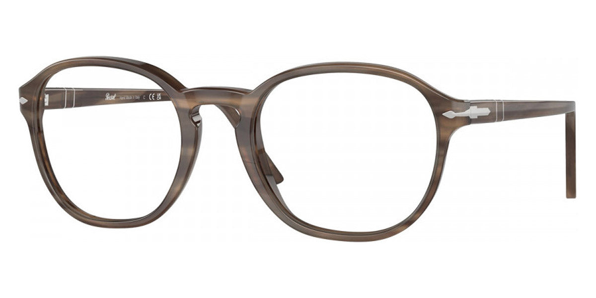 Persol® PO3343V PS PO3343V 1208 53 - 1208 Striped brown Eyeglasses