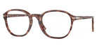 Persol® PO3343V PS PO3343V 1209 53 - 1209 Striped bordeaux Eyeglasses