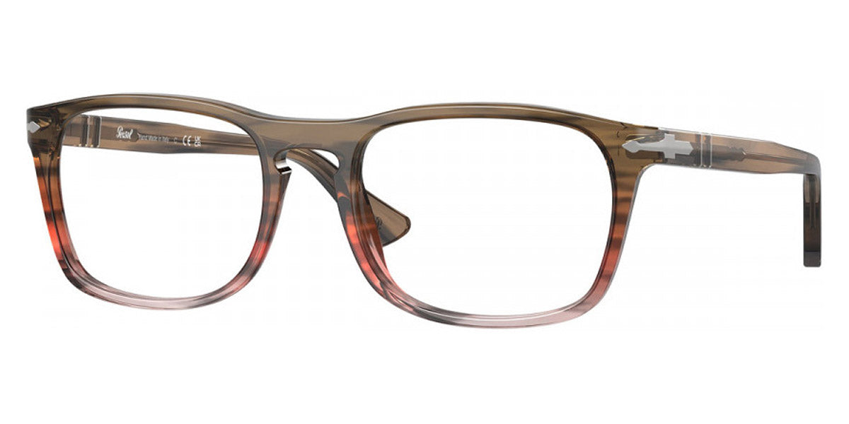 Persol® PO3344V PS PO3344V 1206 54 - 1206 Striped brown gradient red Eyeglasses