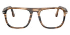 Persol® PO3359V Eyeglasses PO3359V 1236 53 - Jacques Stri.Black / Tras.Grei