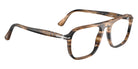 Persol® PO3359V Eyeglasses PO3359V 1236 53 - Jacques Stri.Black / Tras.Grei