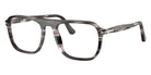Persol® PO3359V Eyeglasses PO3359V 1238 53 - Jacques Striped Black And Tran