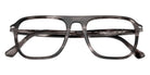 Persol® PO3359V Eyeglasses PO3359V 1238 53 - Jacques Striped Black And Tran