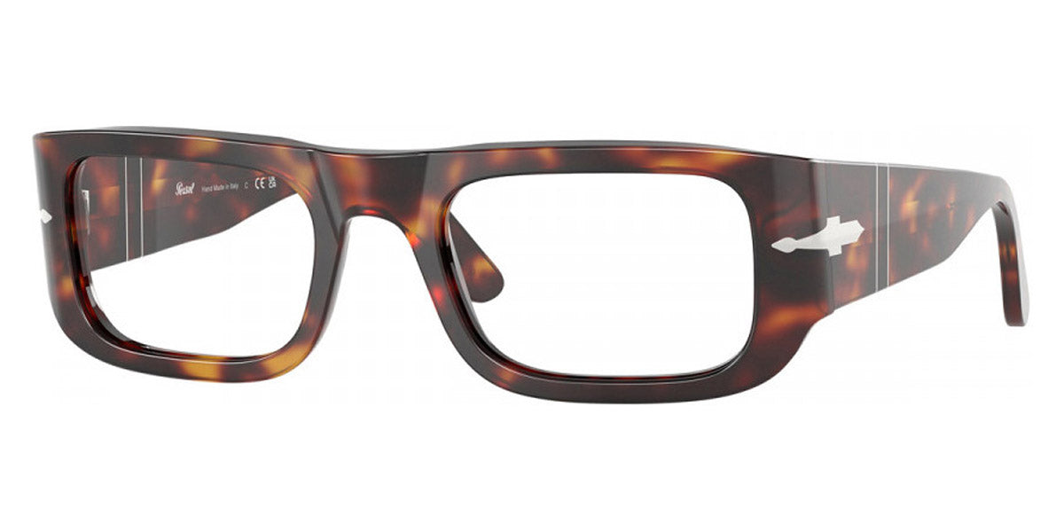 Persol® PO3362V Wes PS PO3362V Wes 24 52 - 24 Havana Eyeglasses